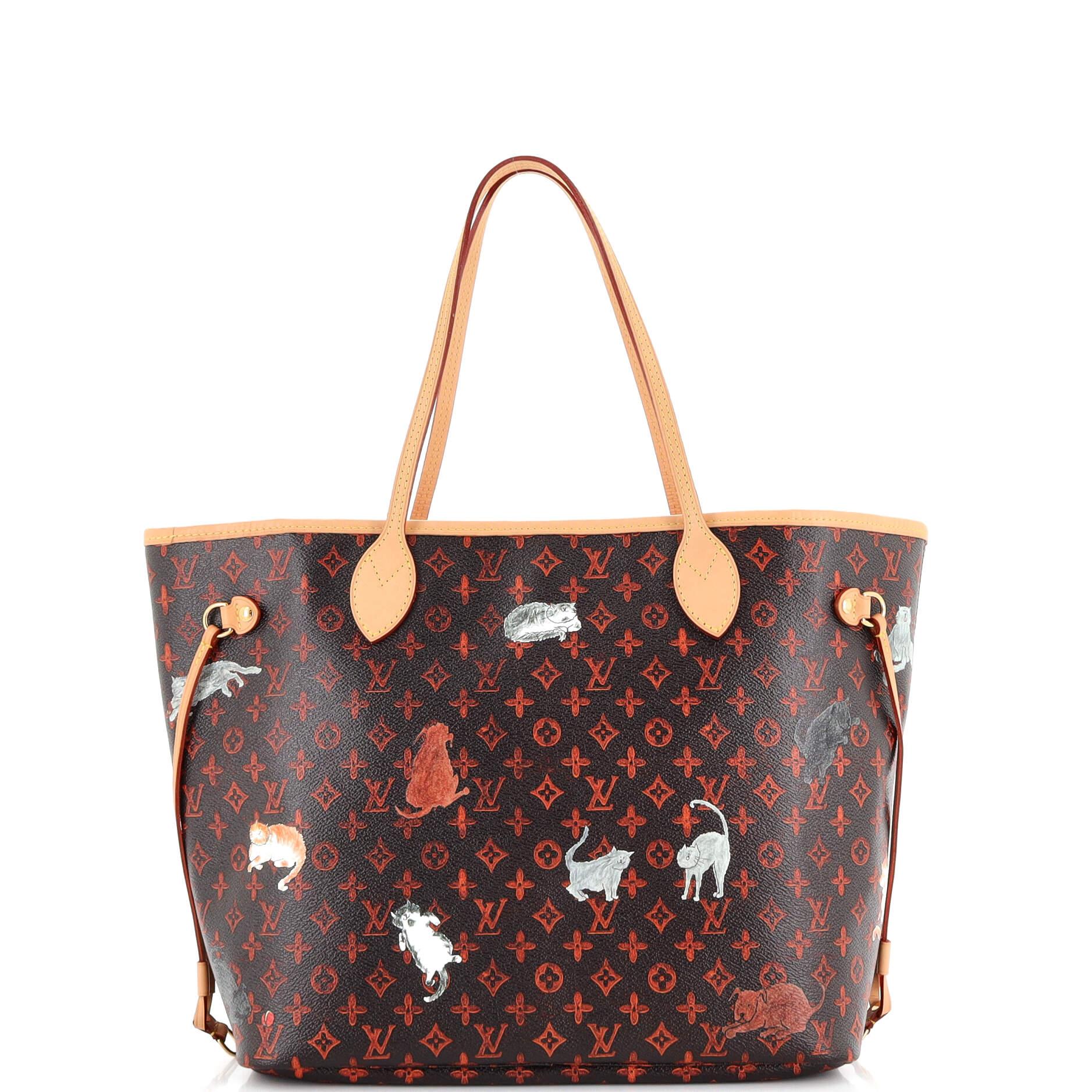 Women's or Men's Louis Vuitton Neverfull NM Tote Limited Edition Grace Coddington Catogram Canvas