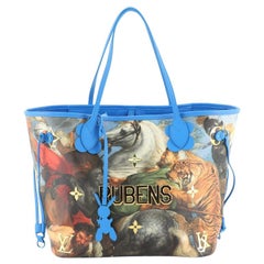 Louis Vuitton Neverfull NM Tote Limited Edition Jeff Koons Rubens Print C