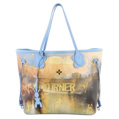 Louis Vuitton Neverfull NM Tote Limited Edition Jeff Koons Turner Print Canvas M