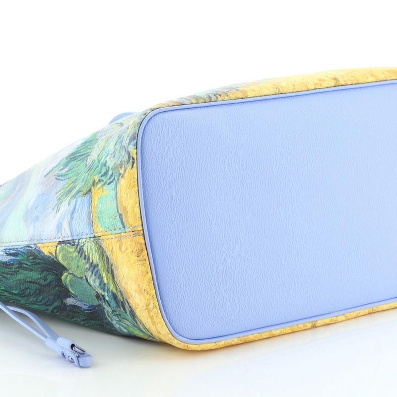 Louis Vuitton  Neverfull NM Tote Limited Edition Jeff Koons Van Gogh Print 2