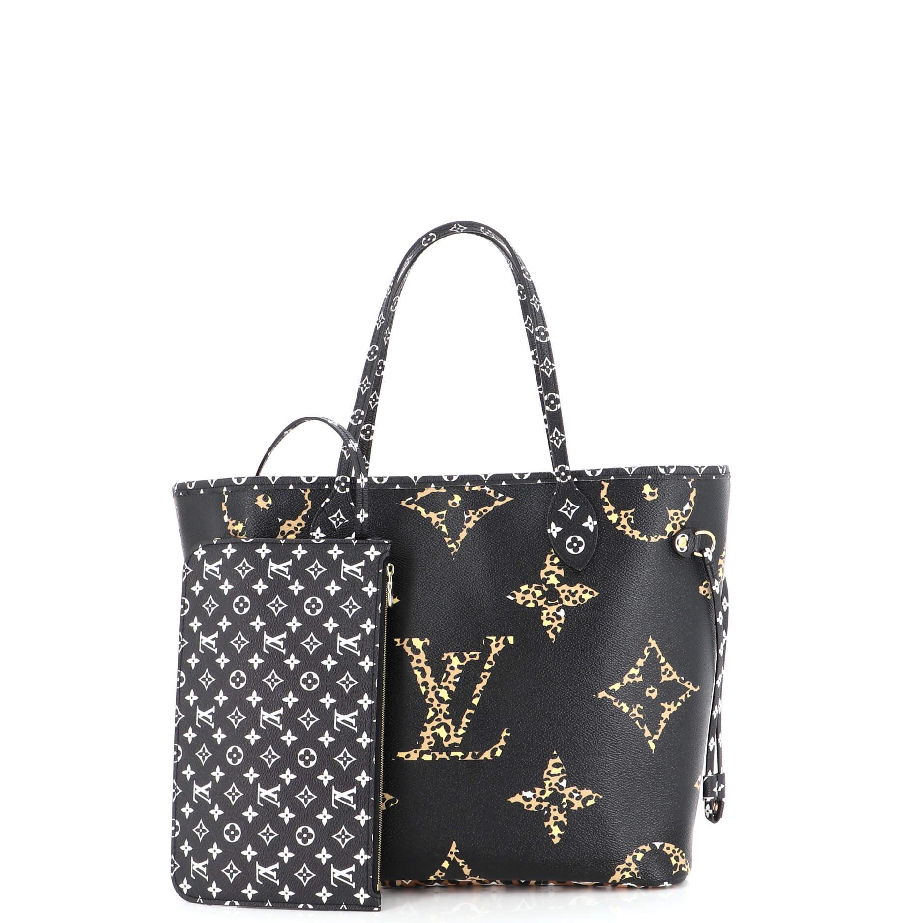 Louis Vuitton Neverfull Monogram Jungle (Without Pouch) MM Sugar