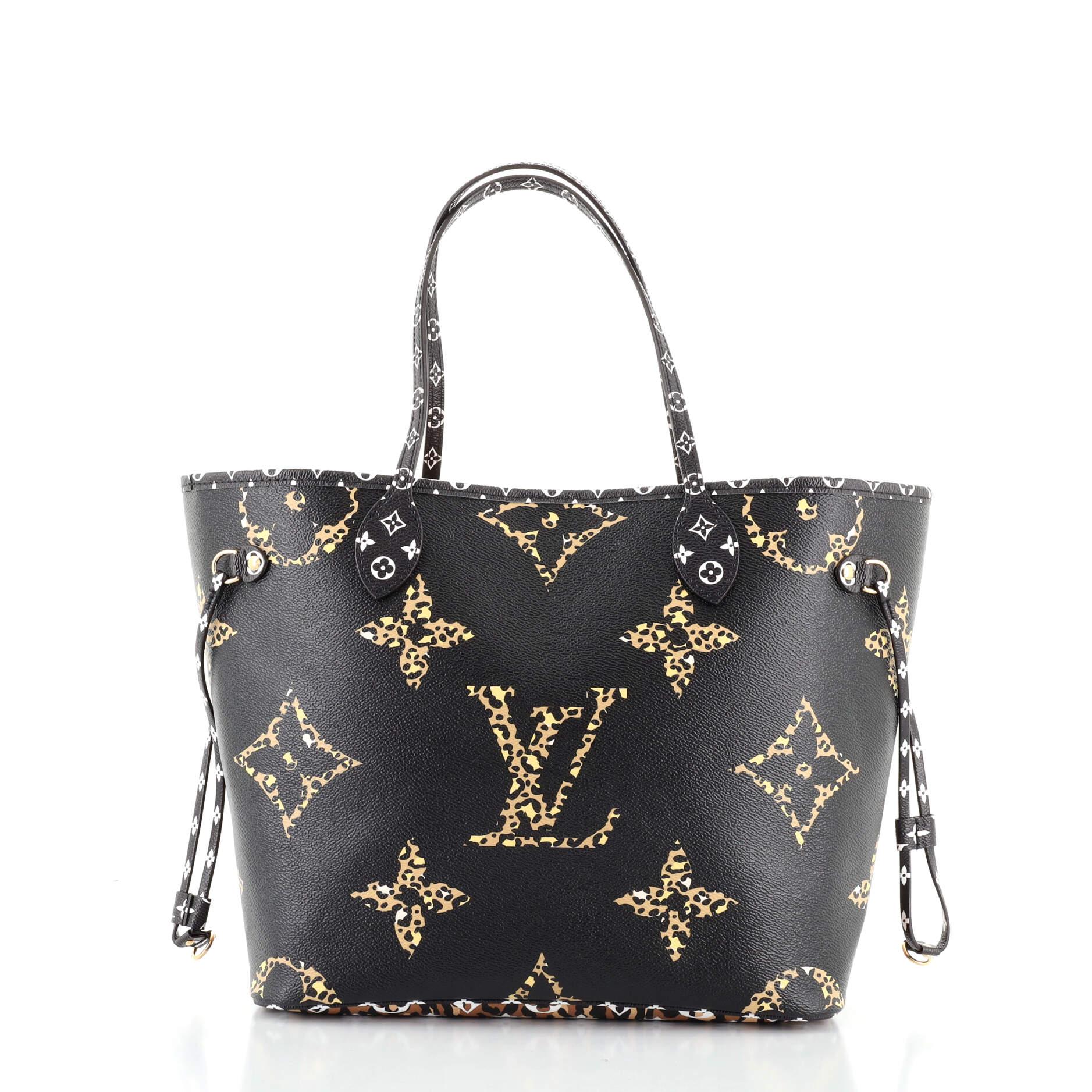 Louis Vuitton Neverfull NM Tote Limited Edition Jungle Monogram Giant MM In Good Condition In NY, NY