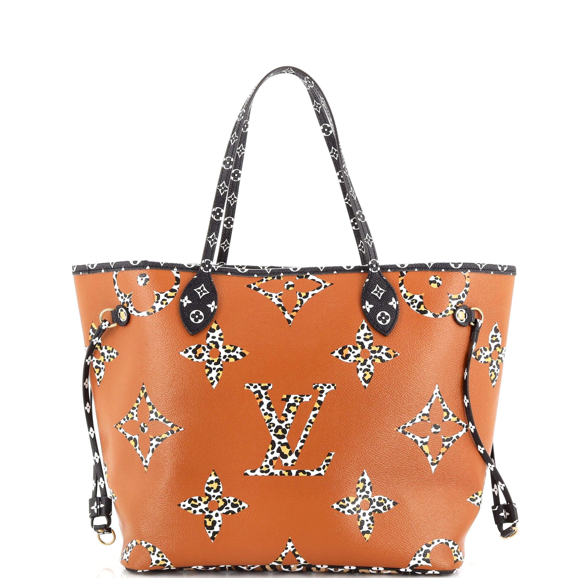 Women's or Men's Louis Vuitton Neverfull NM Tote Limited Edition Jungle Monogram Giant MM For Sale