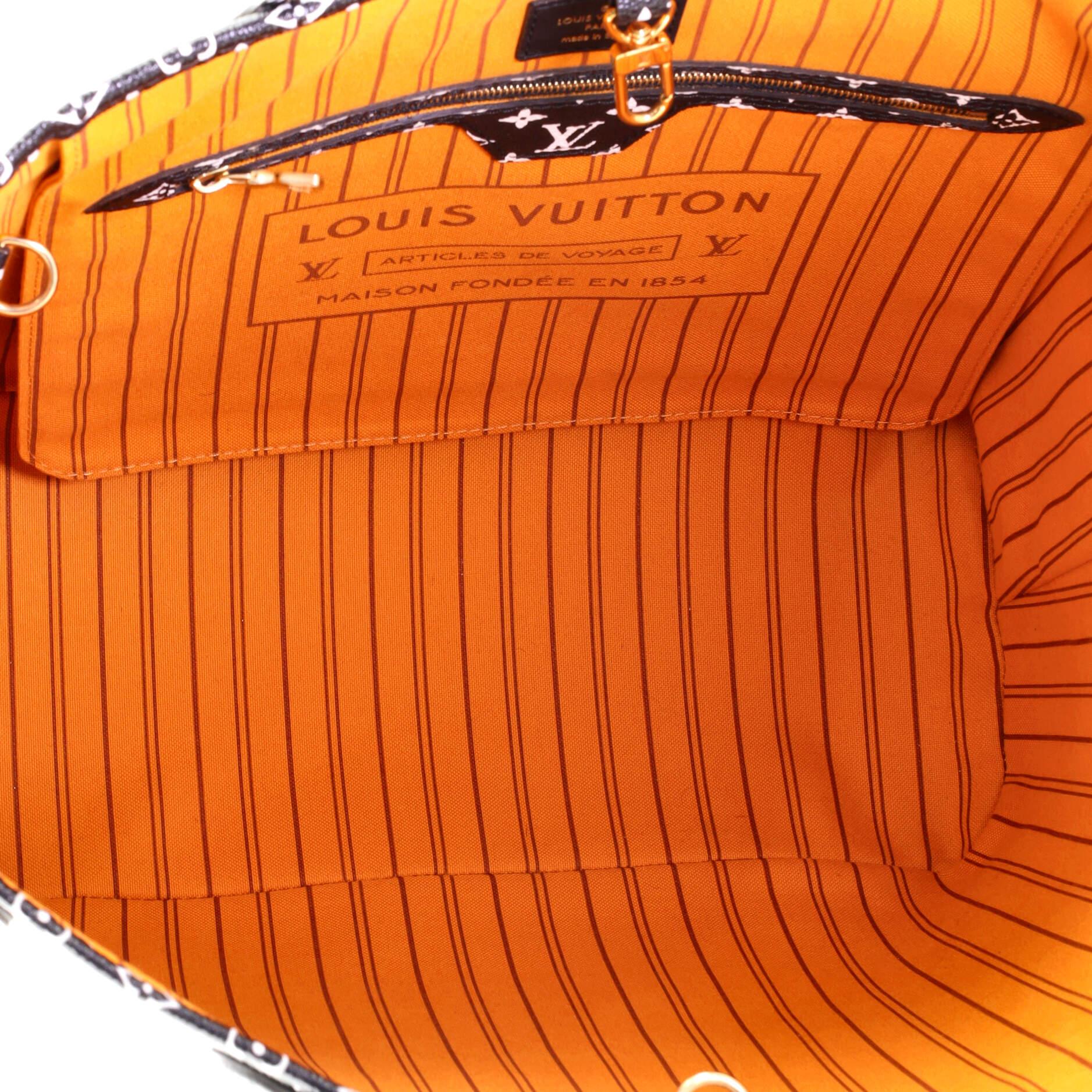 Louis Vuitton Neverfull NM Tote Limited Edition Jungle Monogram Giant MM 1