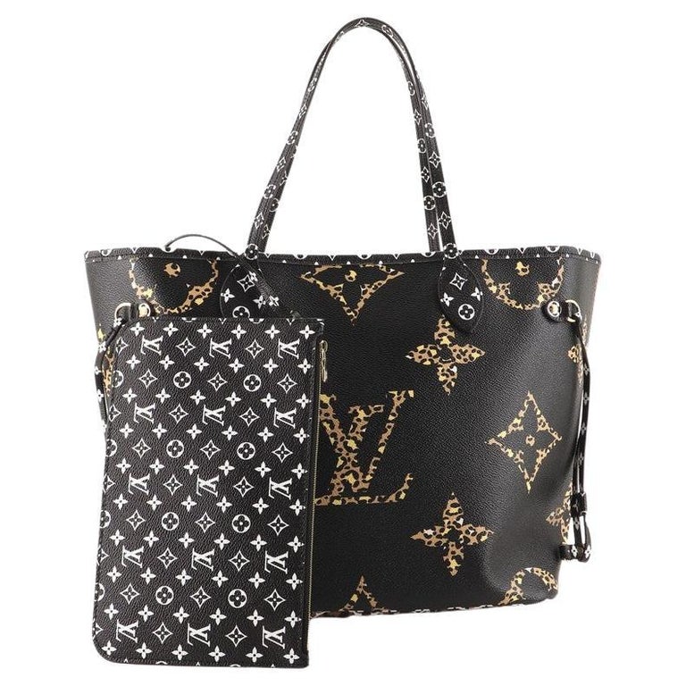 Louis Vuitton Neverfull MM Monogram Jungle Shoulder Bag