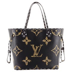 Louis Vuitton Neverfull NM Tragetasche Limited Edition Dschungel Monogramm Riesen MM