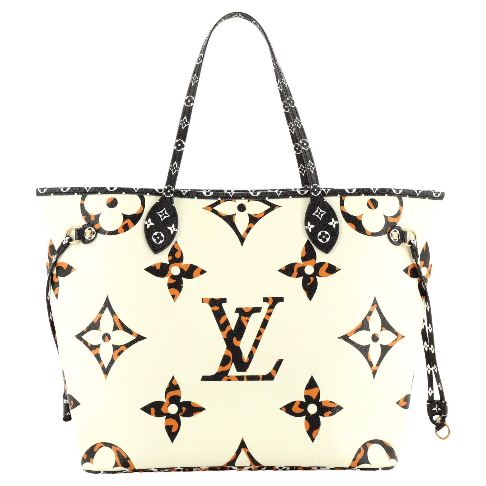 Louis Vuitton Neverfull NM Tote Limited Edition Jungle Monogram Giant MM For Sale