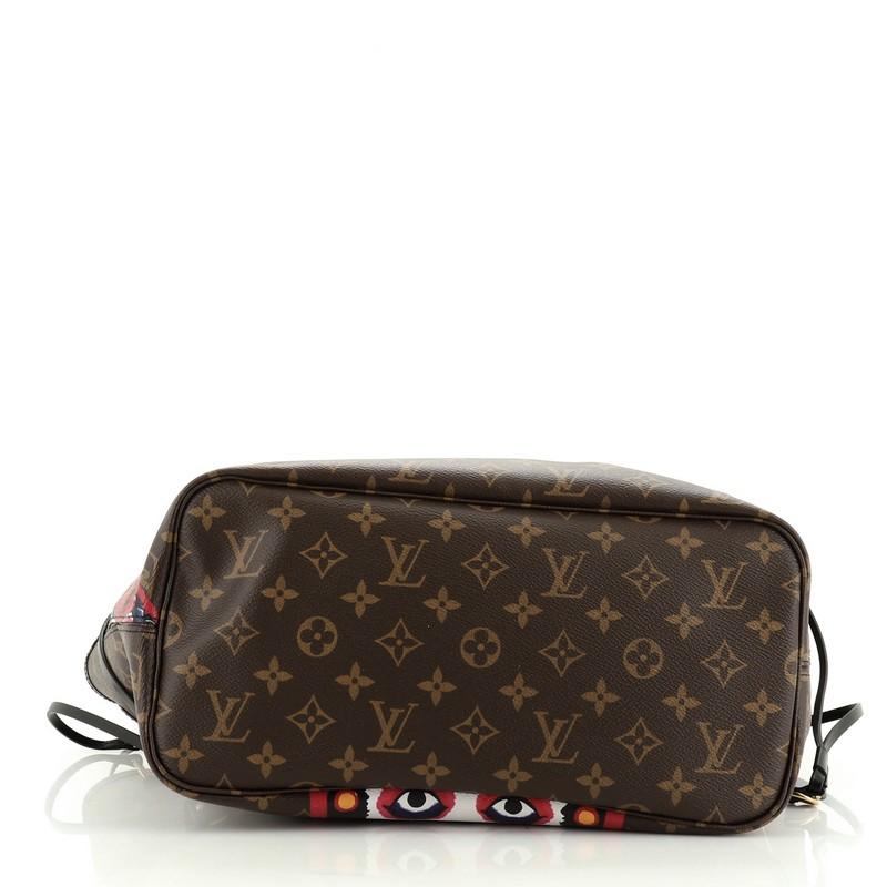Women's or Men's Louis Vuitton Neverfull NM Tote Limited Edition Kabuki Monogram Canvas MM 