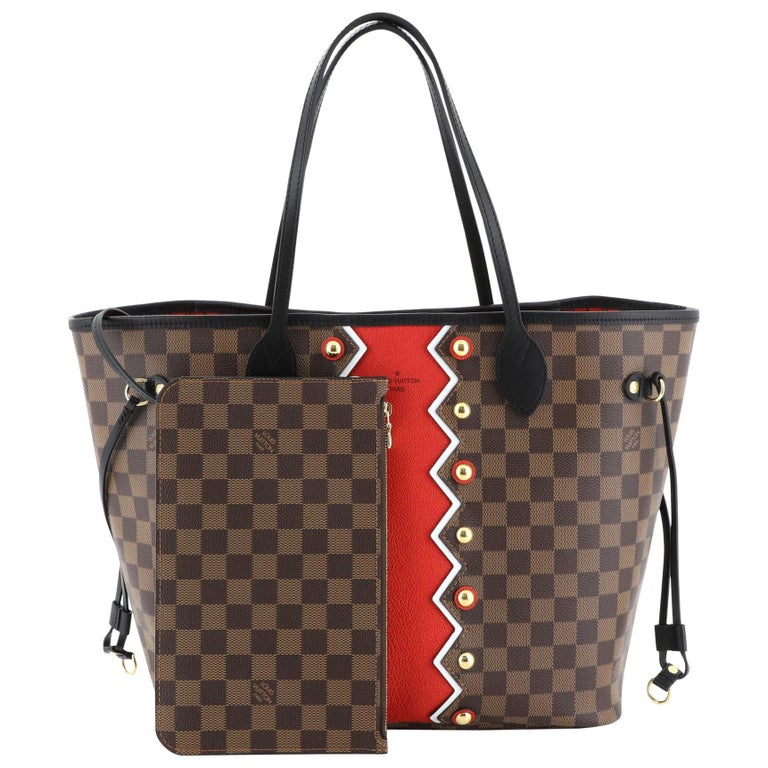 Louis Vuitton Neverfull NM Tote Limited Edition Karokoram Damier MM For Sale at 1stdibs