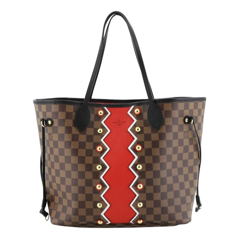 Louis Vuitton Neverfull NM Tote Limited Edition Karokoram Damier MM For Sale at 1stdibs