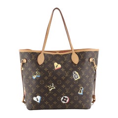 Louis Vuitton Neverfull NM Tote Limited Edition Love Lock Monogram Canvas MM