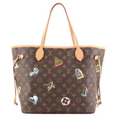 Louis Vuitton Neverfull NM Tote Limited Edition Love Lock Monogram Canvas MM