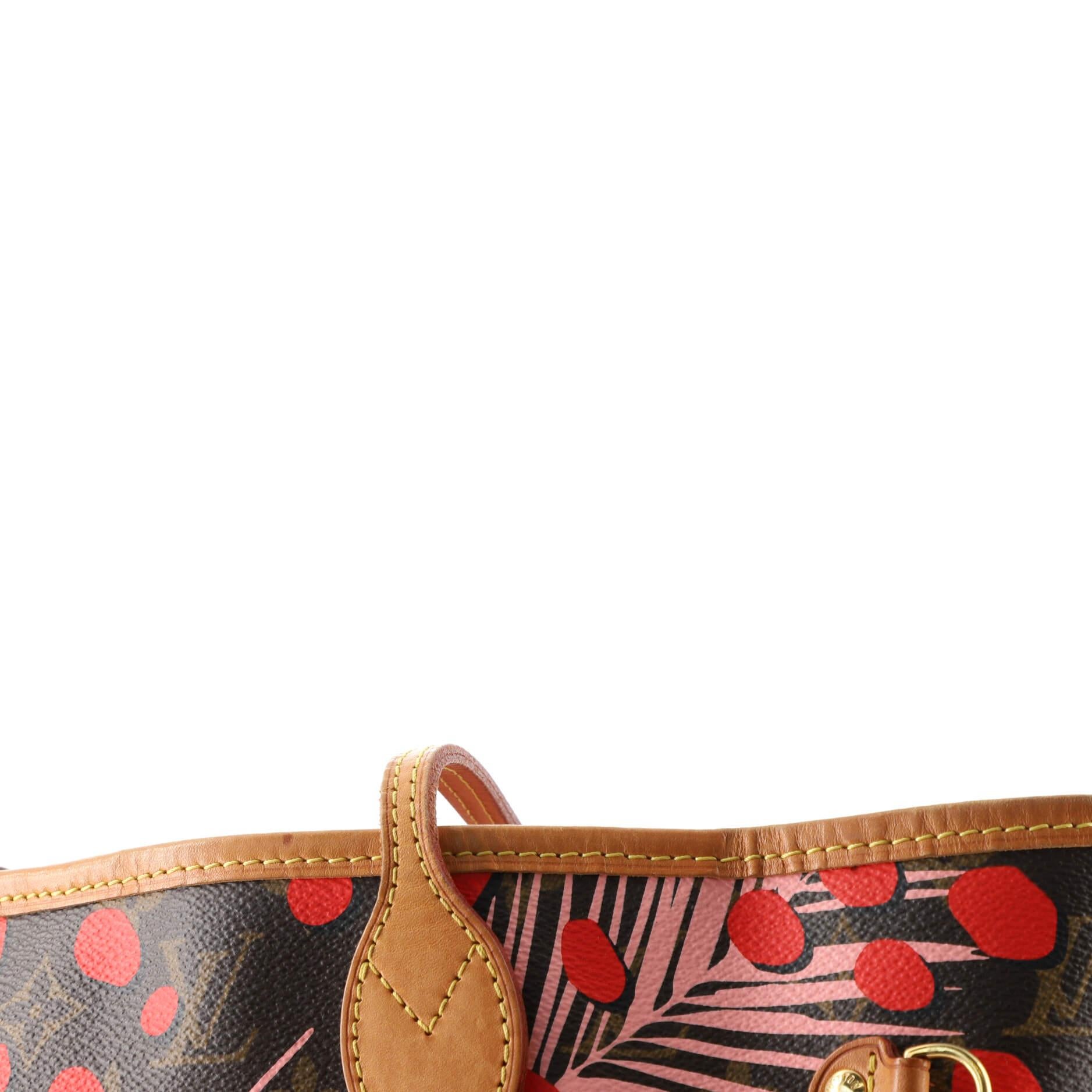 Louis Vuitton Neverfull NM Tote Limited Edition Monogram Jungle Dots MM 6