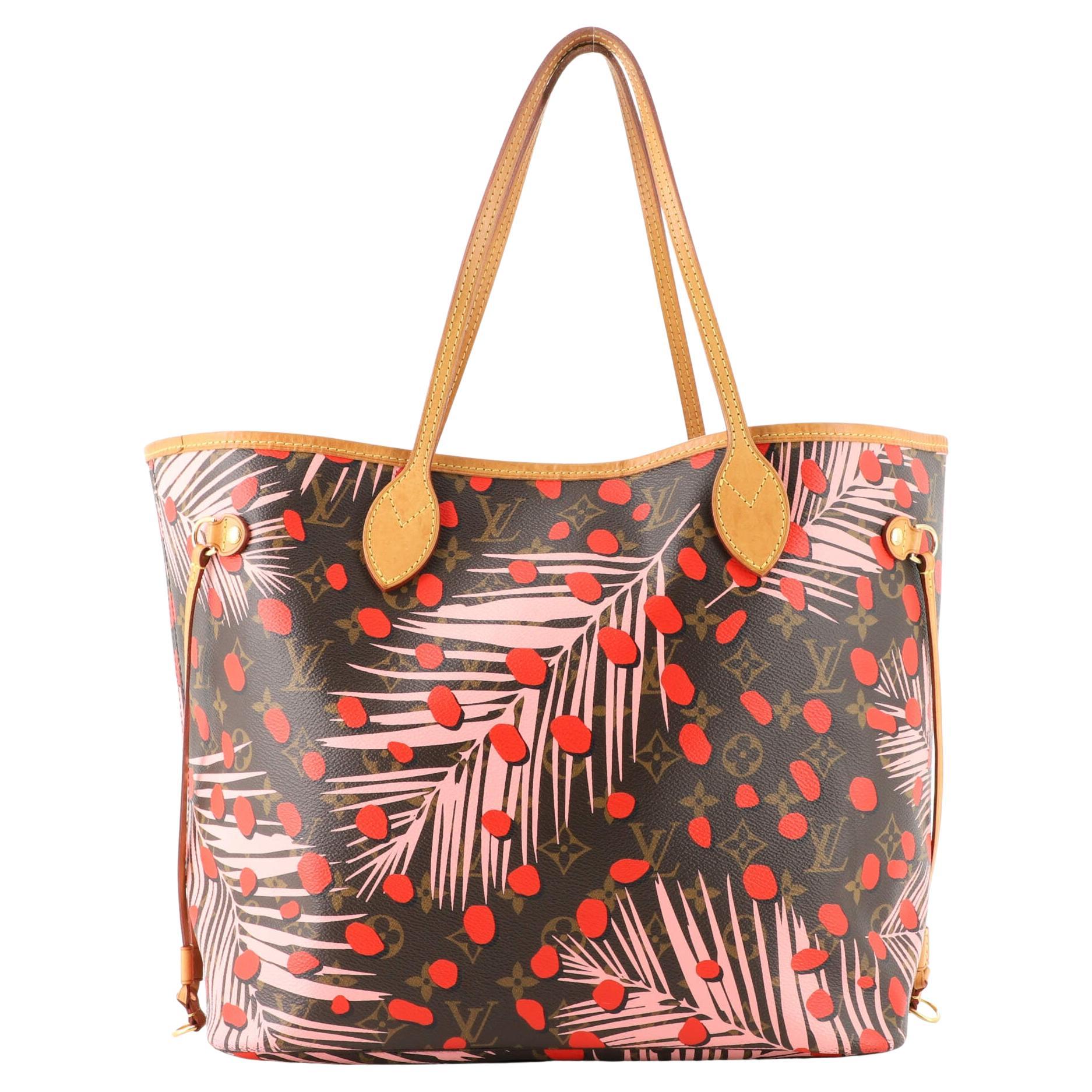 Louis Vuitton Neverfull NM Tote Limited Edition Monogram Jungle Dots MM