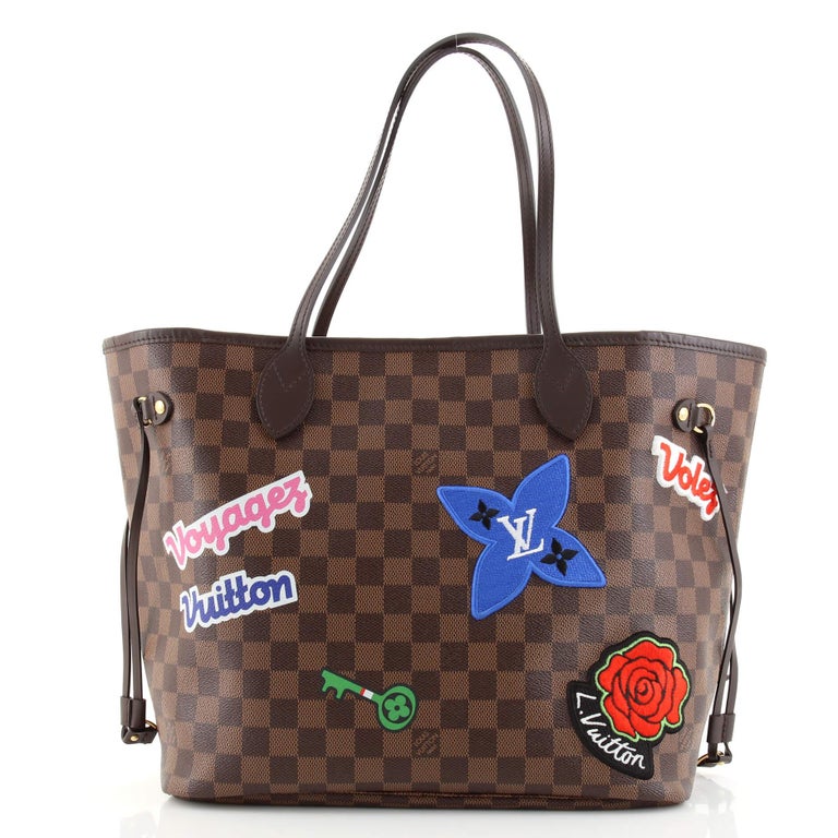 Louis Vuitton pre-owned Patches Neverfull MM Shoulder Tote Bag