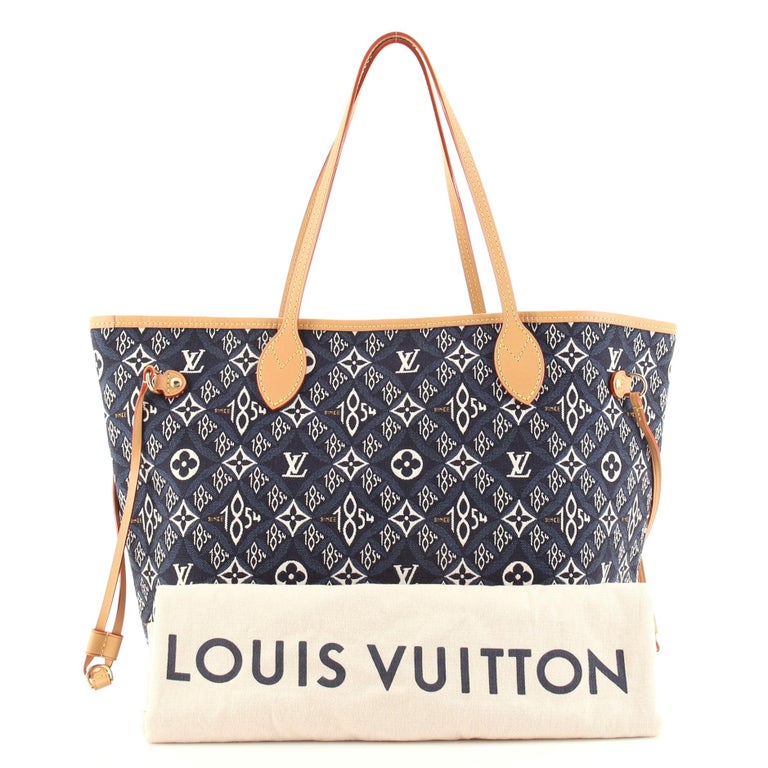 Louis Vuitton Monogram Jacquard Since 1854 MM Neverfull in Blue - Ltd  Edition