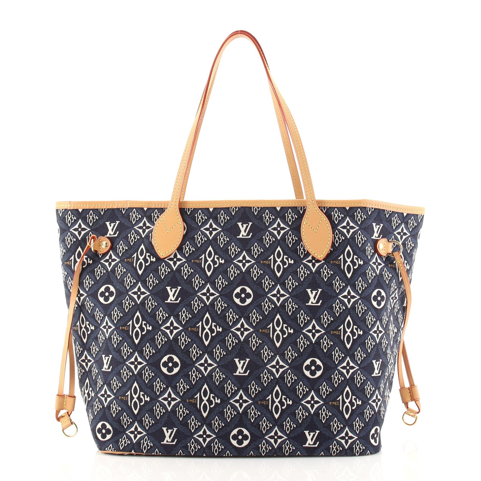 Louis Vuitton Neverfull NM Tote Limited Edition Since 1854 Monogram Jacqu In Good Condition In NY, NY