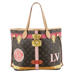 Louis Vuitton Neverfull NM Tote Limited Edition Summer Trunks Monogram Ca