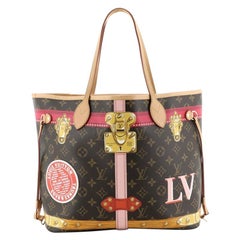 Louis Vuitton Neverfull NM Tote Limited Edition Summer Trunks Monogram Ca