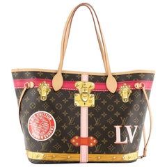 Louis Vuitton Neverfull mm Summer Trunk Hawaii Limited Edition used (6042)