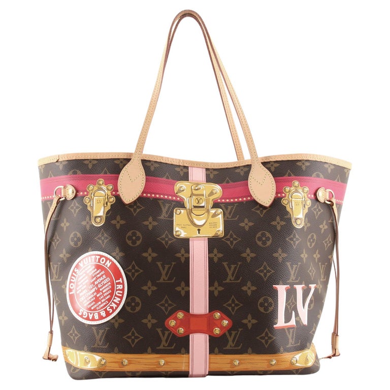 Louis Vuitton Neverfull NM Tote Limited Edition Summer Trunks Monogram Ca  at 1stDibs