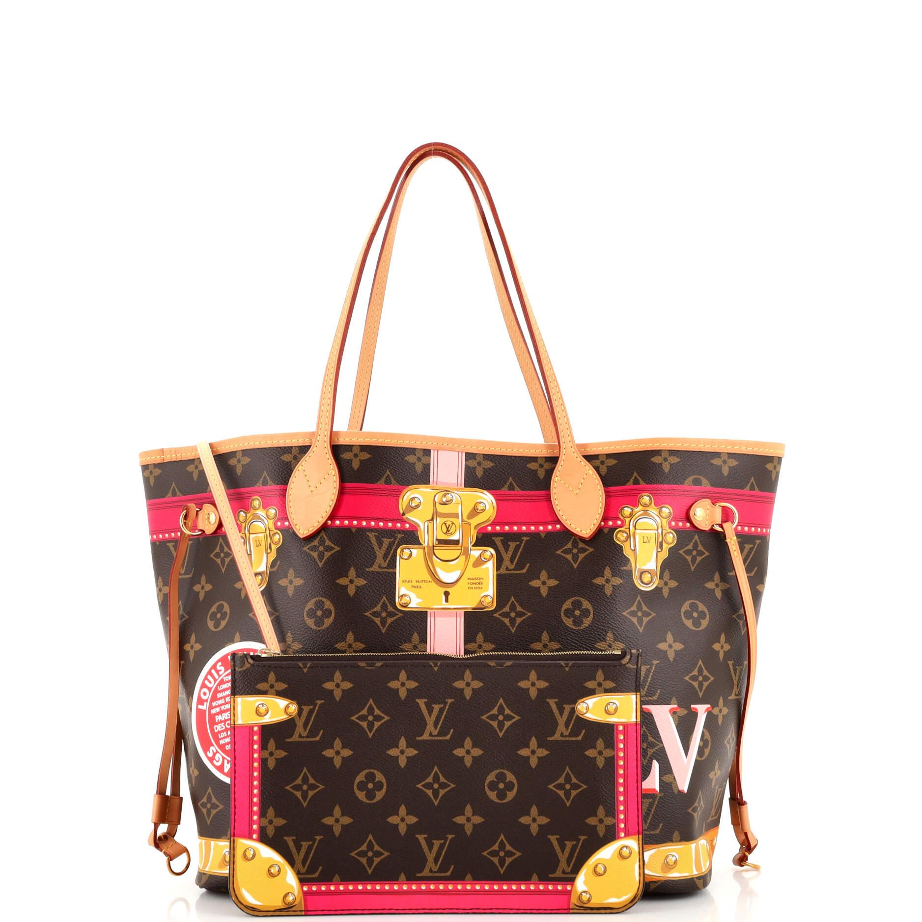 Louis Vuitton Rare Summer Trunks and Bags Neverful Mm Tote Bag