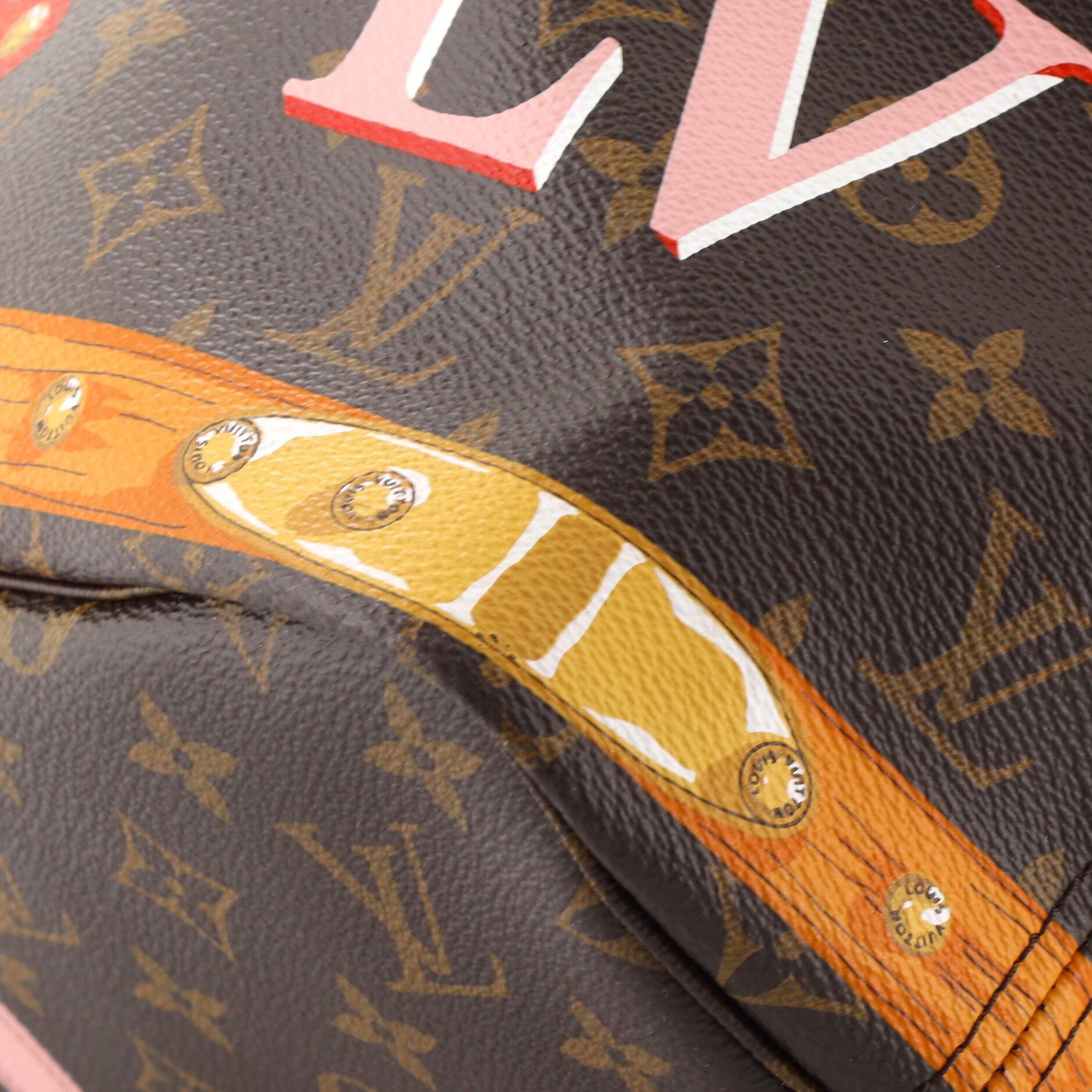 Louis Vuitton Neverfull NM Tote Limited Edition Summer Trunks Monogram Canvas MM 1