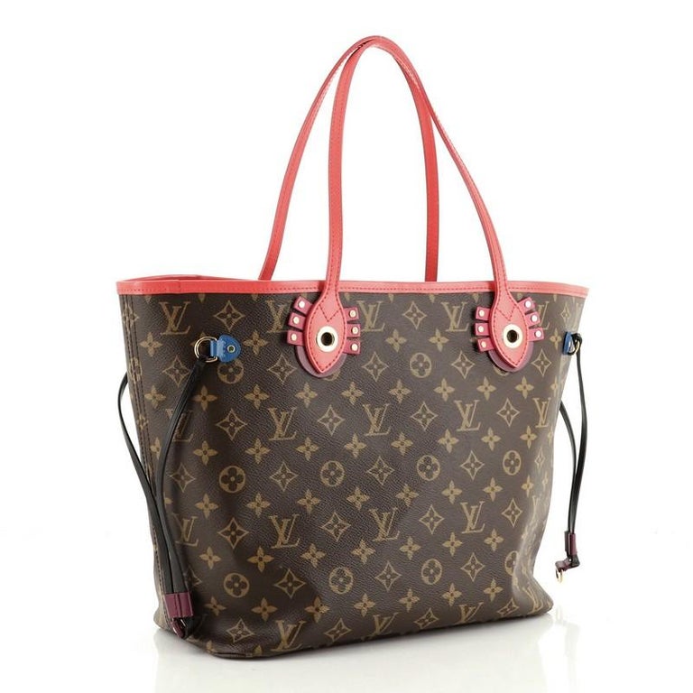 Louis Vuitton Neverfull NM Tote Limited Edition Totem Monogram Canvas MM at  1stDibs