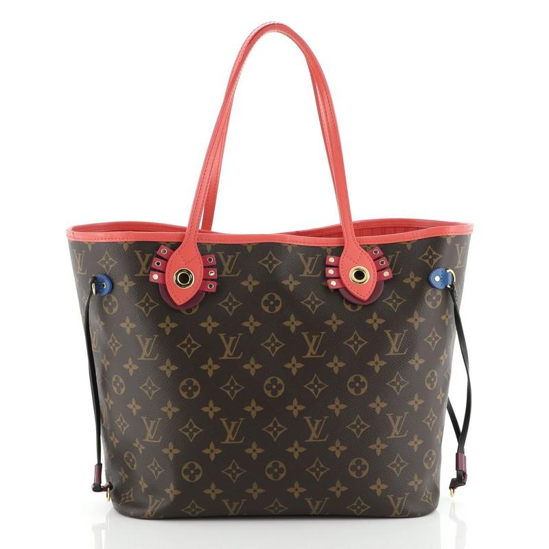 Louis Vuitton Neverfull NM Tote Limited Edition Totem Monogram Canvas MM In Good Condition In NY, NY