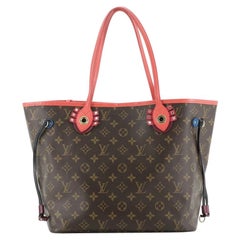 Louis Vuitton Neverfull NM Tote Limited Edition Totem Monogram Canvas MM