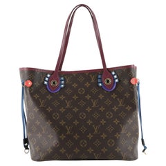 Louis Vuitton Neverfull MM Totem Monogram Canvas Bag