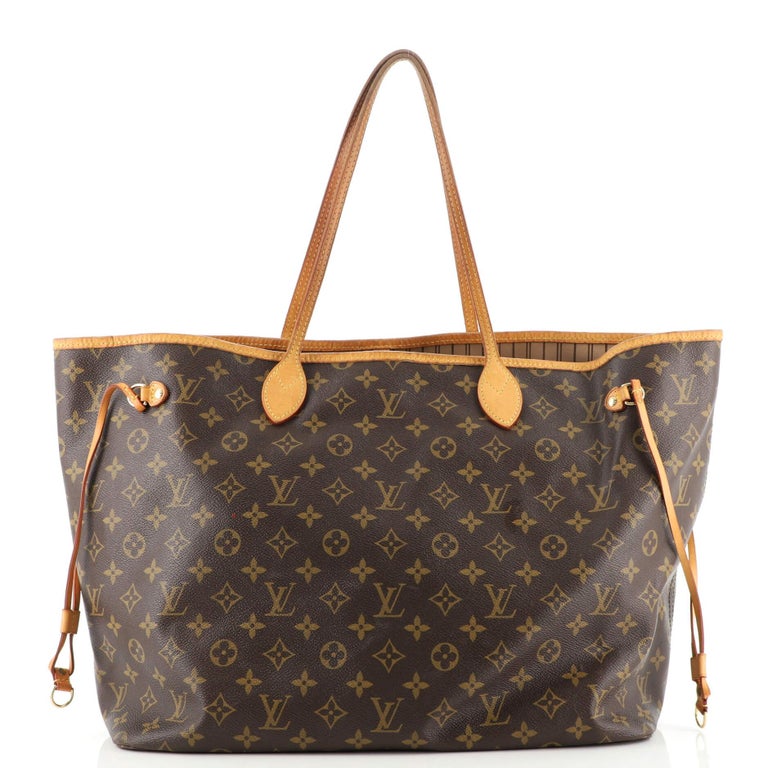 LOUIS VUITTON Monogram Canvas Neverfull GM Brown Tote Bag main image 1