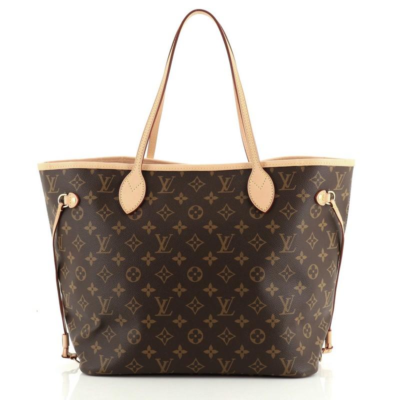 Louis Vuitton Neverfull NM Tote Monogram Canvas MM In Good Condition In NY, NY