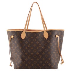 Louis Vuitton Neverfull NM Tragetasche mit Monogramm aus Segeltuch MM