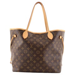 Louis Vuitton Neverfull NM Tragetasche mit Monogramm aus Segeltuch MM