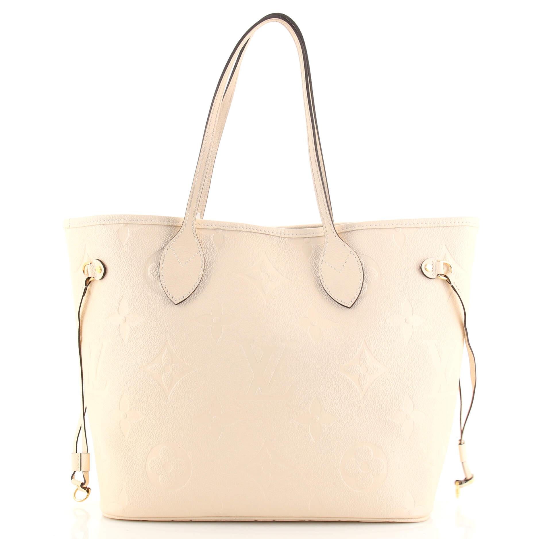 Louis Vuitton Neverfull NM Tote Monogram Empreinte Giant MM In Good Condition In NY, NY