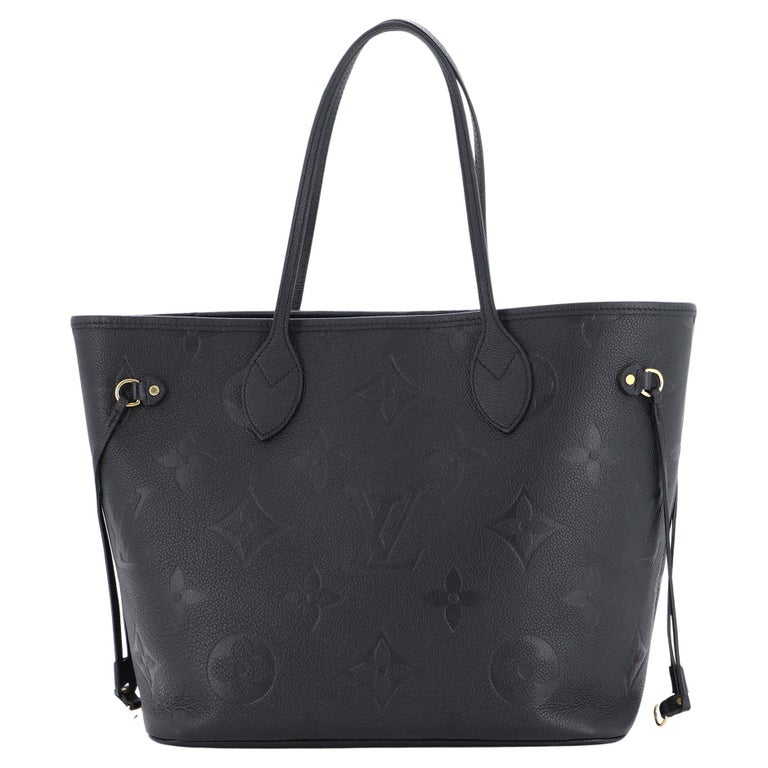 Louis Vuitton Tourterelle Monogram Giant Empreinte Leather Neverfull mm NM Bag