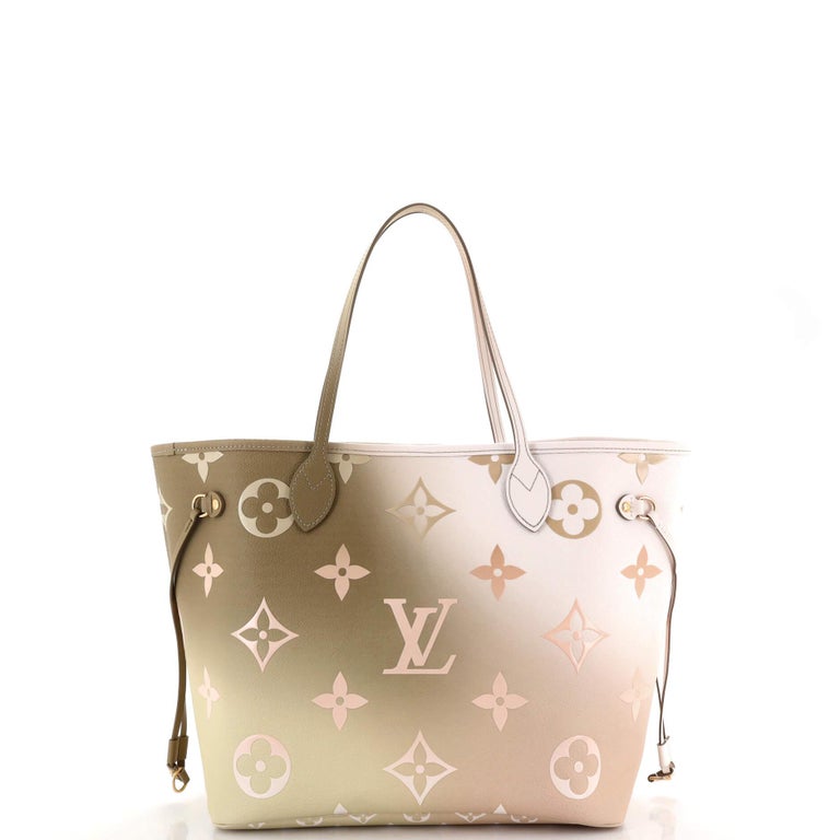 Louis Vuitton Neverfull NM Tote Spring in The City Monogram Giant Canvas mm Neutral