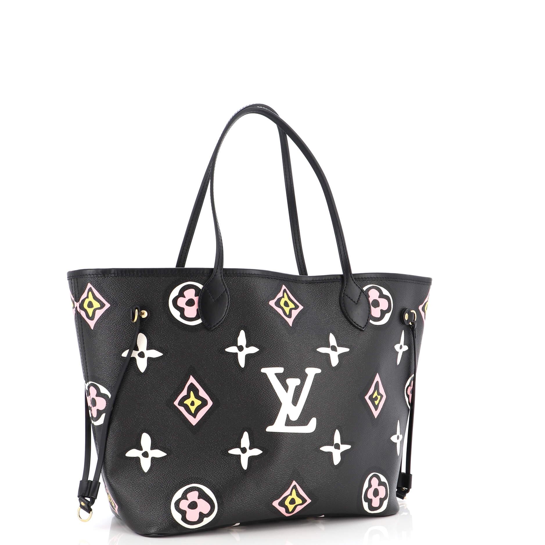 Louis Vuitton Neverfull NM Tote Wild at Heart Monogram Giant MM In Good Condition In NY, NY