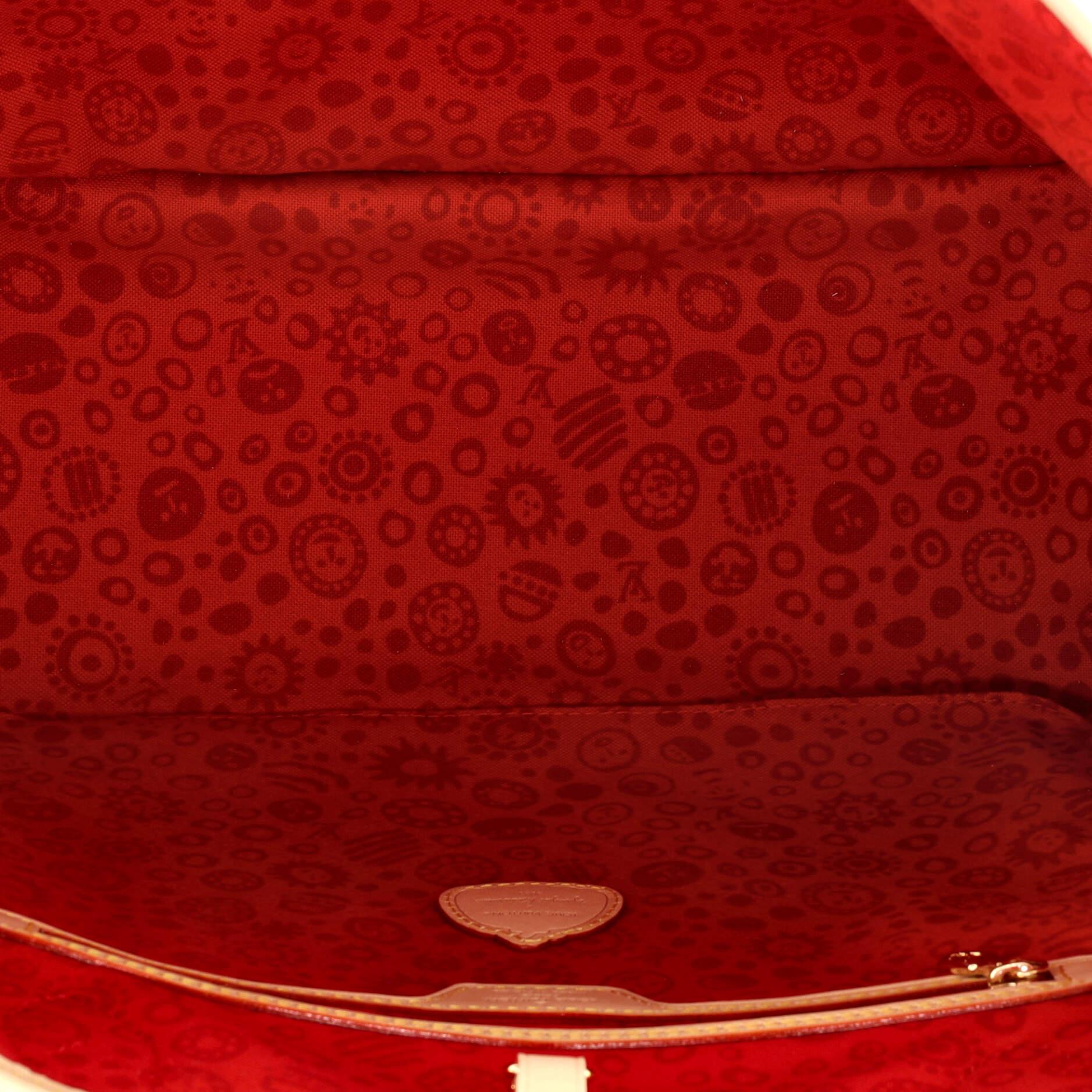 Louis Vuitton Neverfull NM Tote Yayoi Kusama Faces Monogram Canvas MM 1