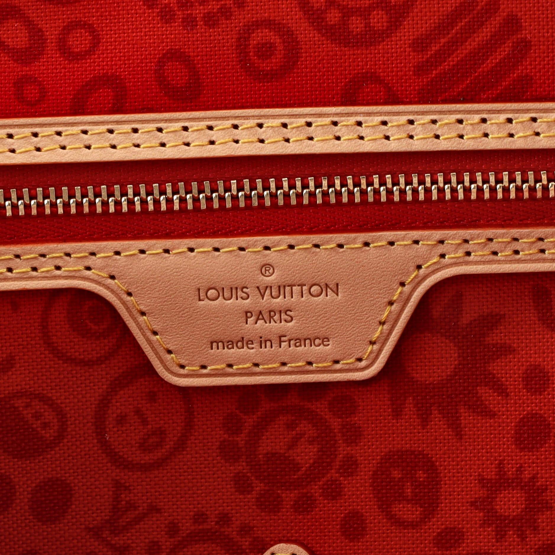 Louis Vuitton Neverfull NM Tote Yayoi Kusama Faces Monogram Canvas MM 2