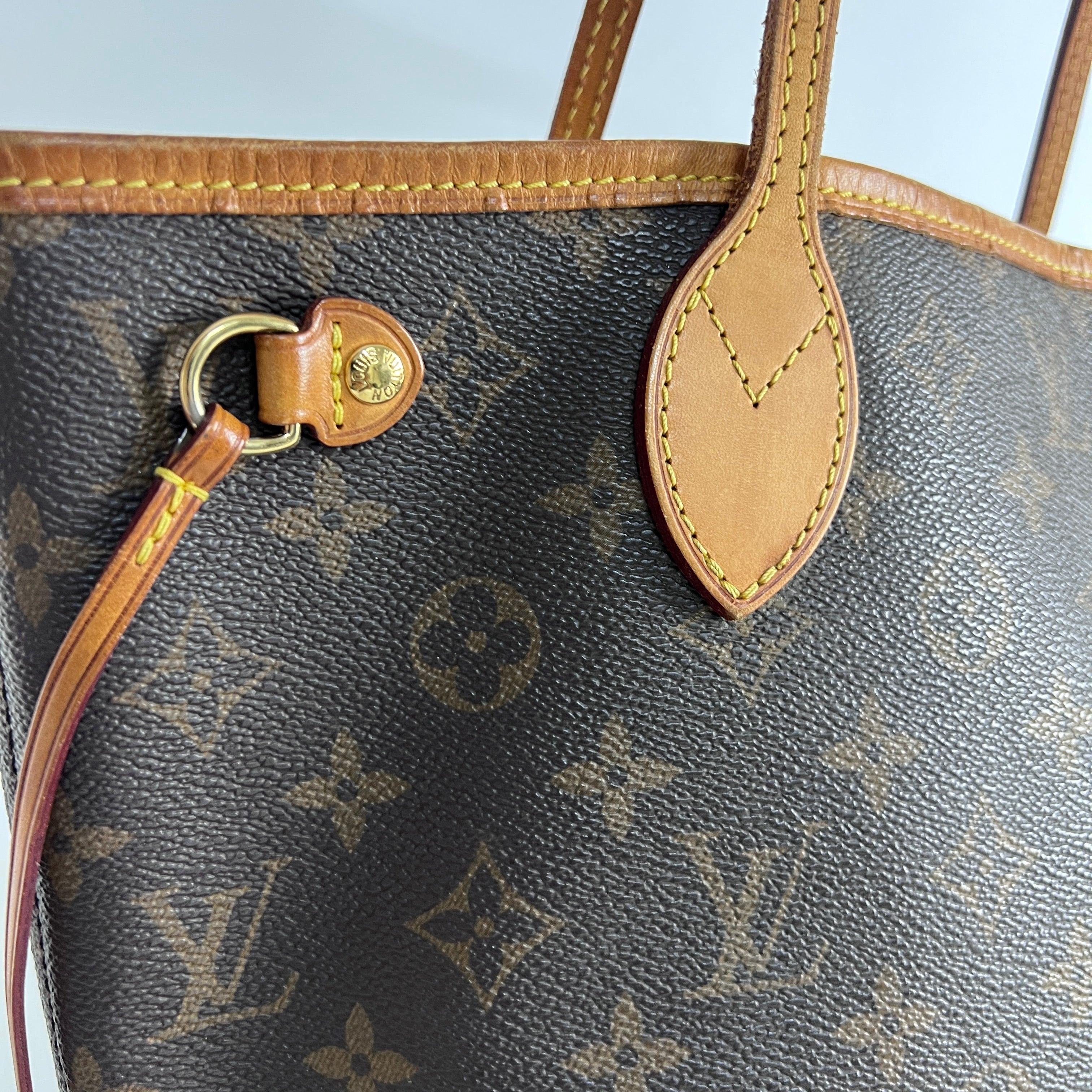 Louis Vuitton Neverfull PM Shoulder Bag Monogram Canvas Brown 2010 en vente 5