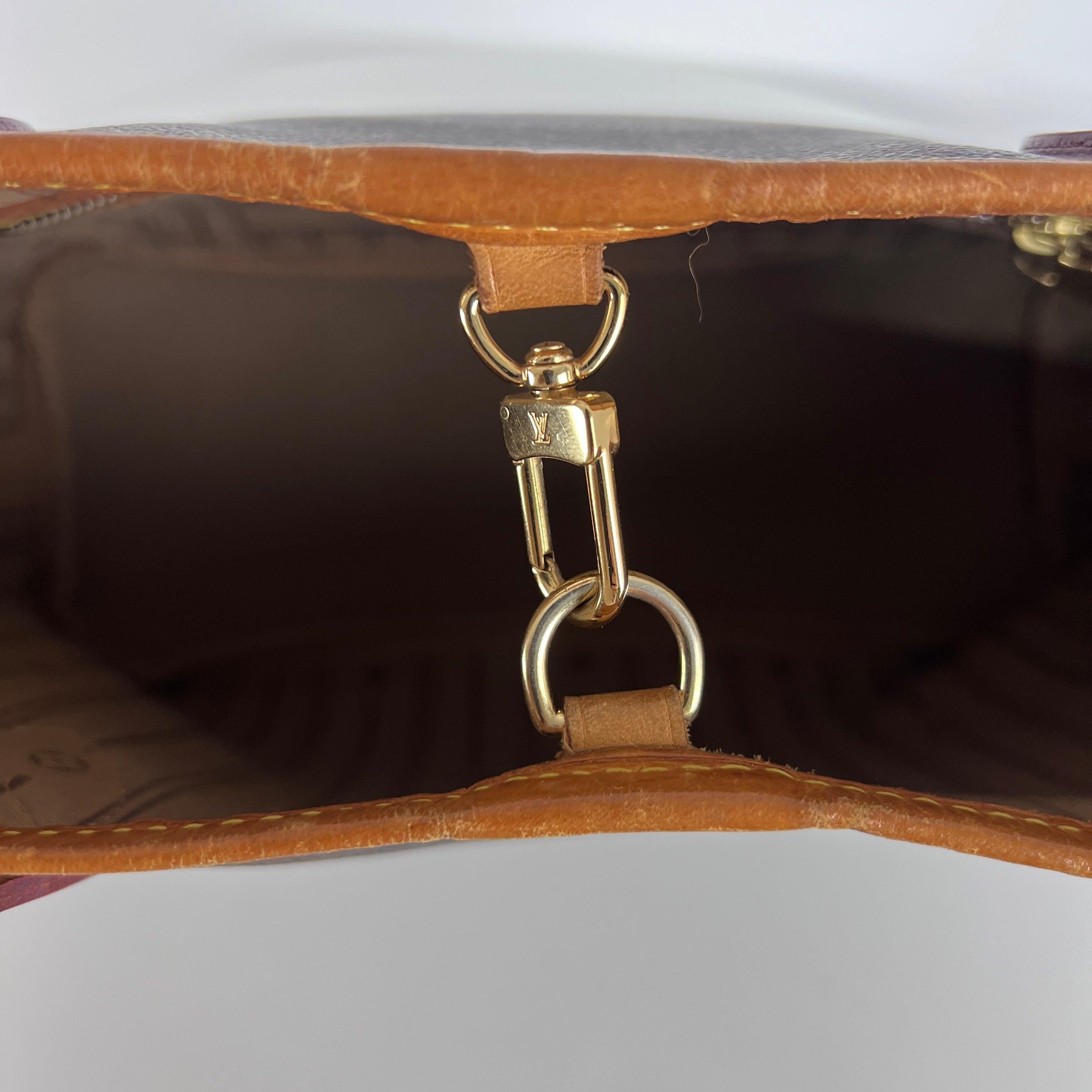 Louis Vuitton Neverfull PM Shoulder Bag Monogram Canvas Brown 2010 en vente 6