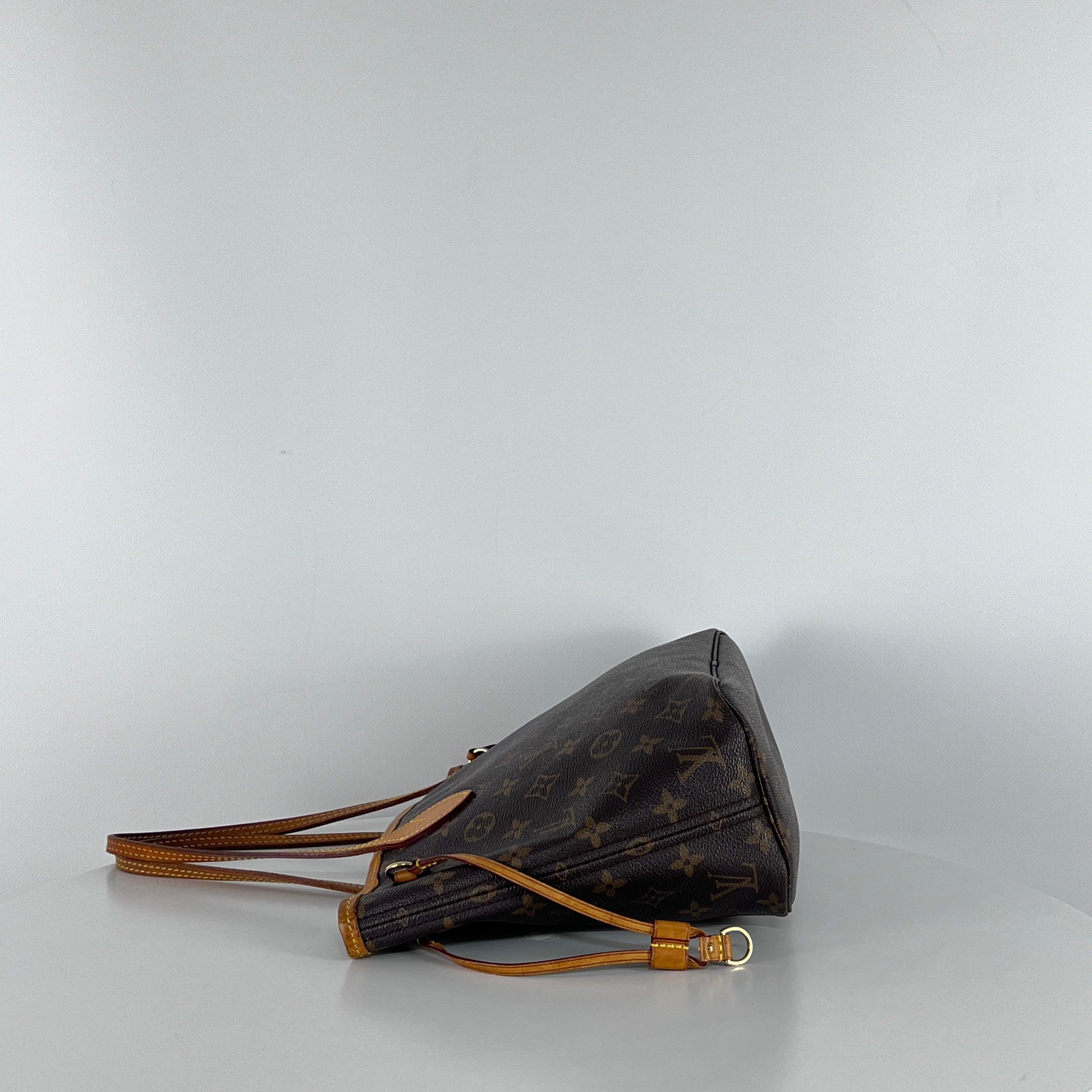 Louis Vuitton Neverfull PM Shoulder Bag Monogram Canvas Brown 2010 Unisexe en vente