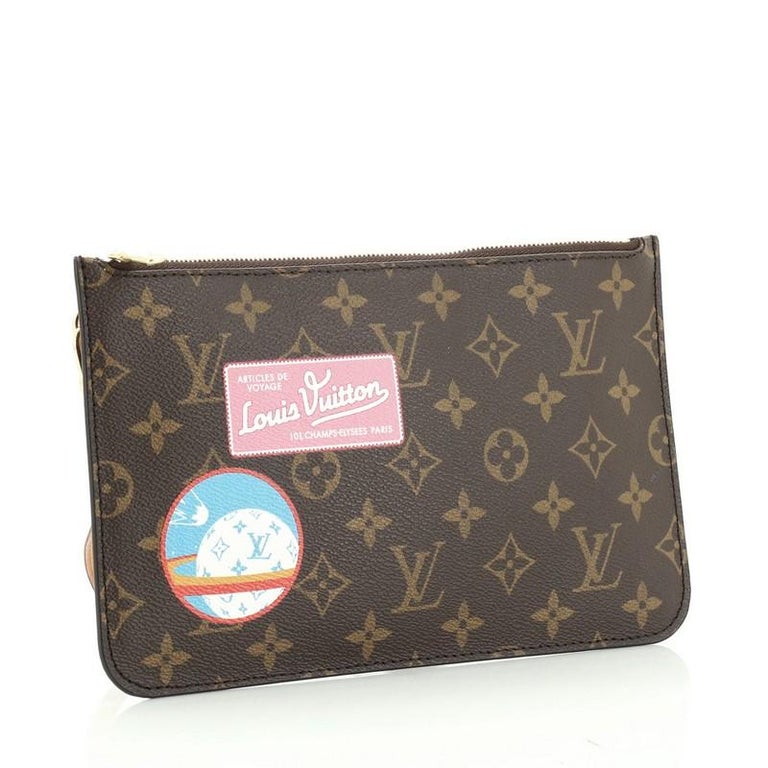 Louis Vuitton Neverfull Pochette Limited Edition Monogram Canvas Large at 1stdibs