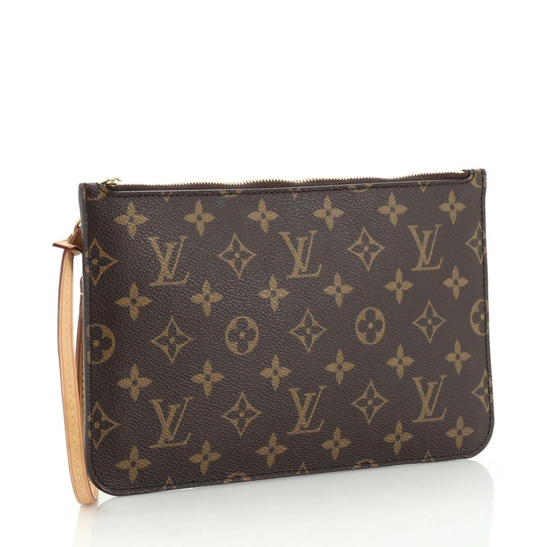 Louis Vuitton Neverfull Pochette Monogram Canvas Large at 1stdibs