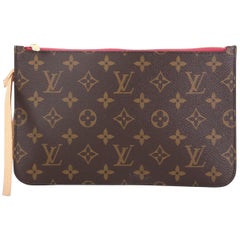 Louis Vuitton Neverfull Pochette Monogram Canvas Large