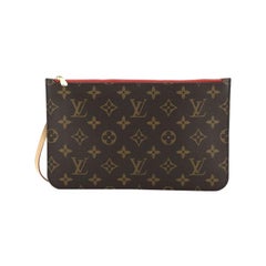 Louis Vuitton  Neverfull Pochette Monogram Canvas Large