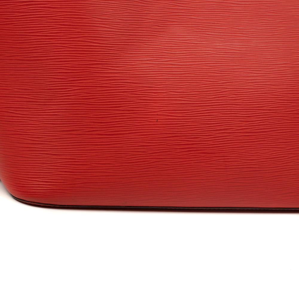 LOUIS VUITTON Neverfull Shoulder bag in Red Leather For Sale 5