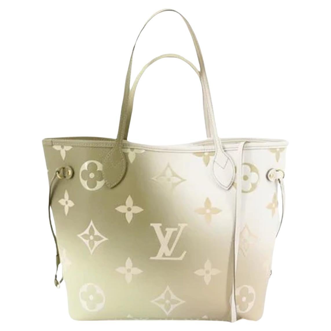 Louis Vuitton Neverfull Sunset Kakhi Tote Bag Limitierte Auflage im Angebot